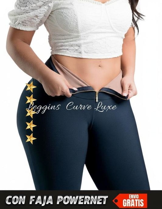 Leggins Cierre de Lujo reloj de arena